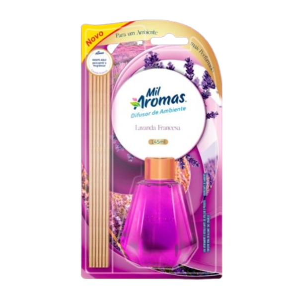 DIFUSOR MIL AROMAS  LAVANDA FRANCESA  145ML  1UN