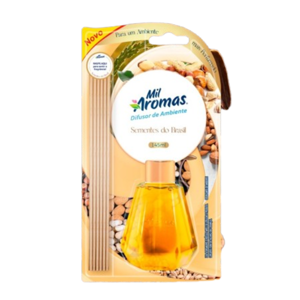 DIFUSOR MIL AROMAS  SEMENTES DO BRASIL  145ML  1UN