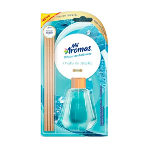 DIFUSOR MIL AROMAS  ORVALHO DA MANHA  145ML  1UN