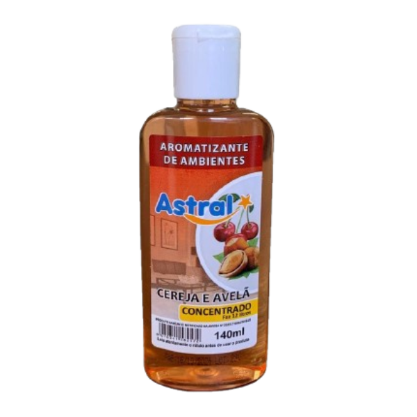 AROMATIZANTE DE  AMBIENTE ASTRAL CEREJA  C/ AVELA 12X140 ML