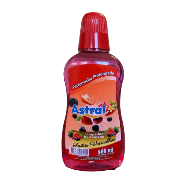 LIMPADOR PERF.  ASTRAL FRUTAS  VERMELHAS 12X500ML