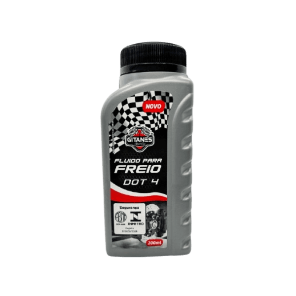 FLUIDO PARA FREIO  GITANES DOT4 6X200ML