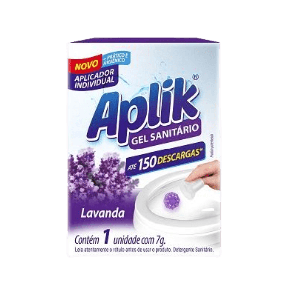 GEL ADESIVO APLIK 7GX1 LAVANDA 12 UNID CARTUCHO UNITÁRIO