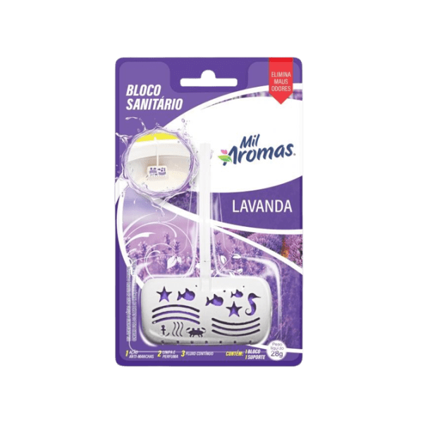 BLOCO SANITÁRIO MA  APARELHO LAVANDA  28G CX C/ 24 UND