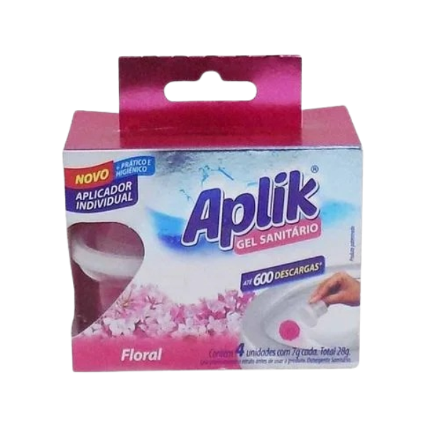 GEL ADESIVO APLIK  7GX4 FLORAL 12 UNID CARTUCHO COM 4