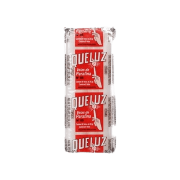VELA QUELUZ  N° 5 12X8X20.5GR.