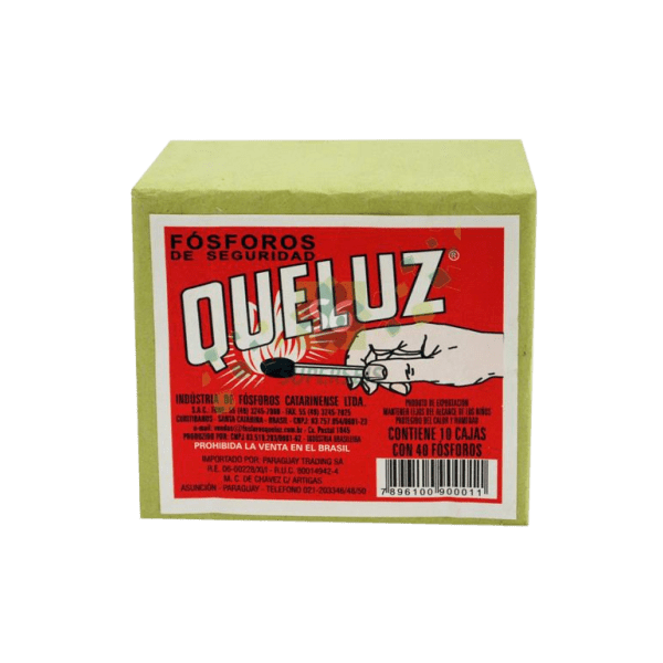 FOSFORO QUELUZ  PACT. C/ 10UNID  C/40 PALITOS