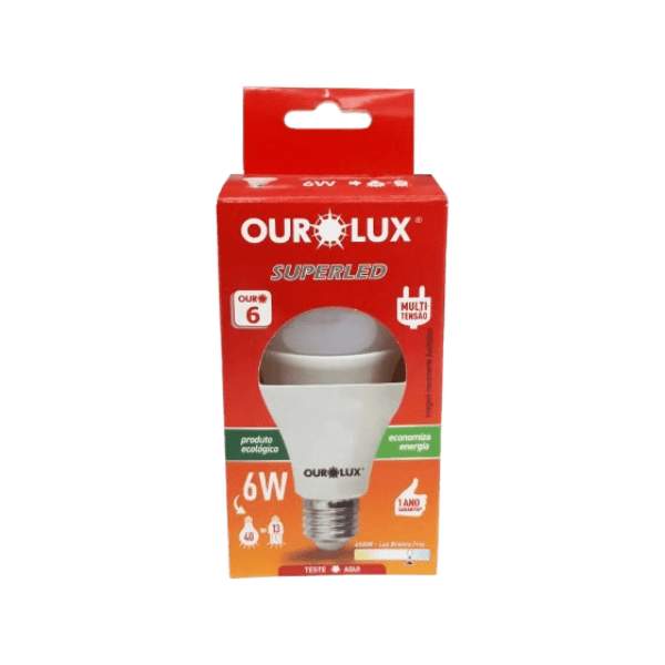 SUPERLED OUROLUX  6W BIV. 6500K  CAIXA