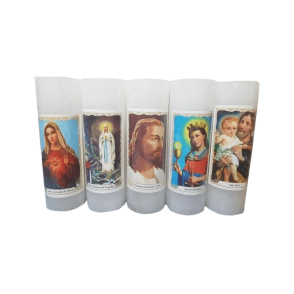VELA VOTIVA SANTO 12X240GR