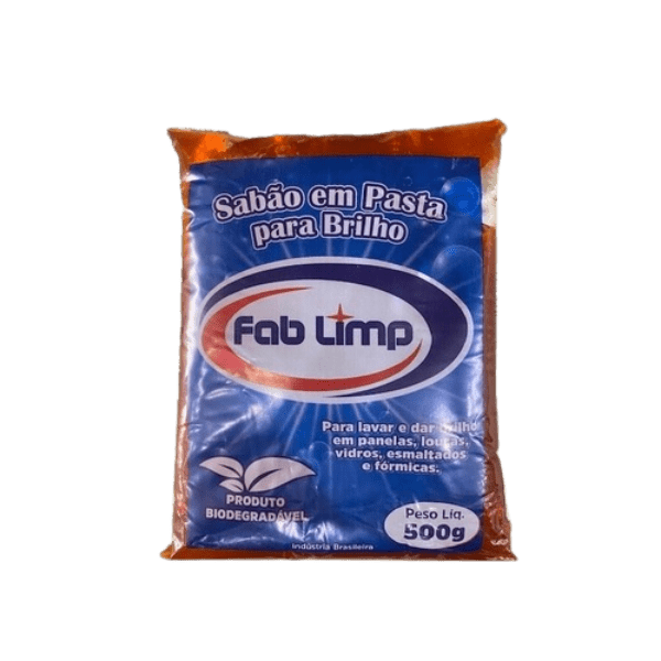 SABÃO EM PASTA BRILHO FAB LIMP 20X500 GR 