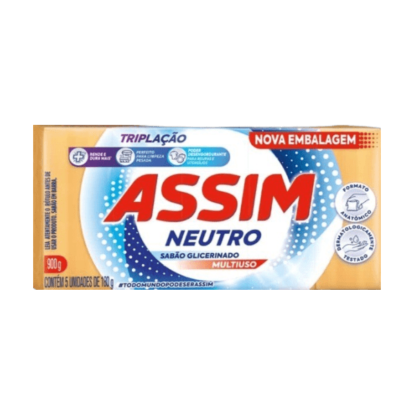 SABAO EM BARRA  ASSIM 900GR