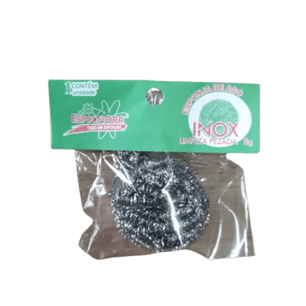 ESPONJA AÇO  INOX LIMP  PESADA 8GR
