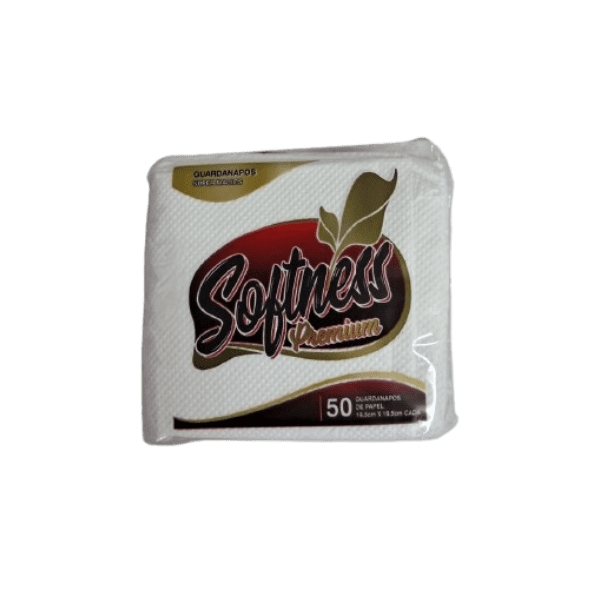 GUARDANAPO  SOFTNESS  19,5X19X5CMX50FLS  FD C/ 60PCTS