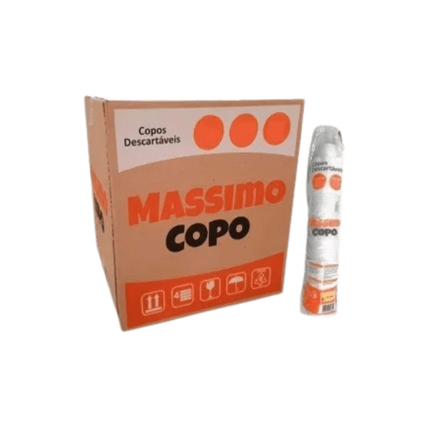 COPO 50ML PS BRANCO  50x100UN