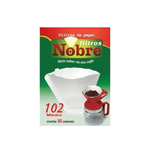 FILTRO DE PAPEL FILTROS NOBRE 102 C/ 40 UNID.