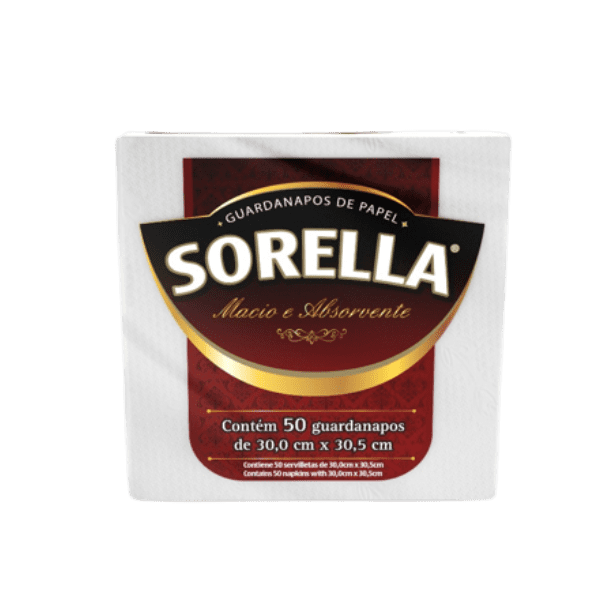 GDP SORELLA PCT 6UN 30X30,5 C/ 50 UNID.