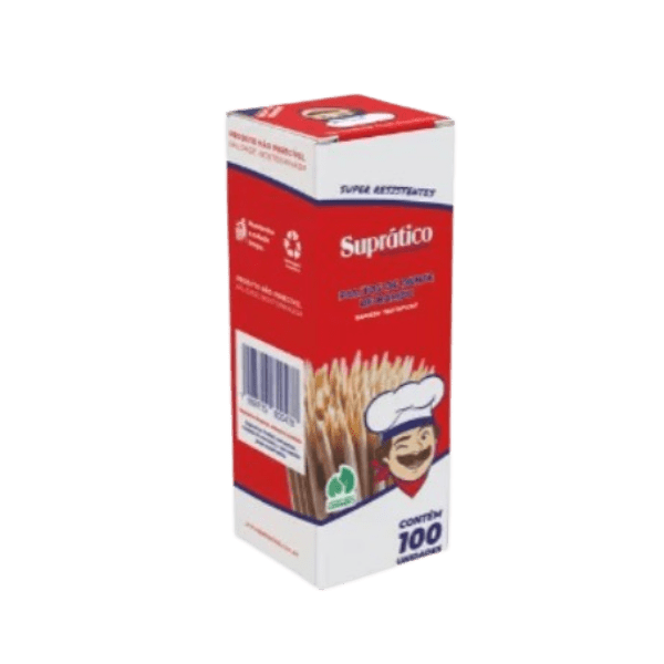 PALITO DE DENTE SUPRATICO 100UND PCT.25UN