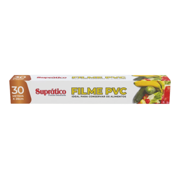 FILME PVC SUPRATICO 28CMX30MTS CX/25UN.