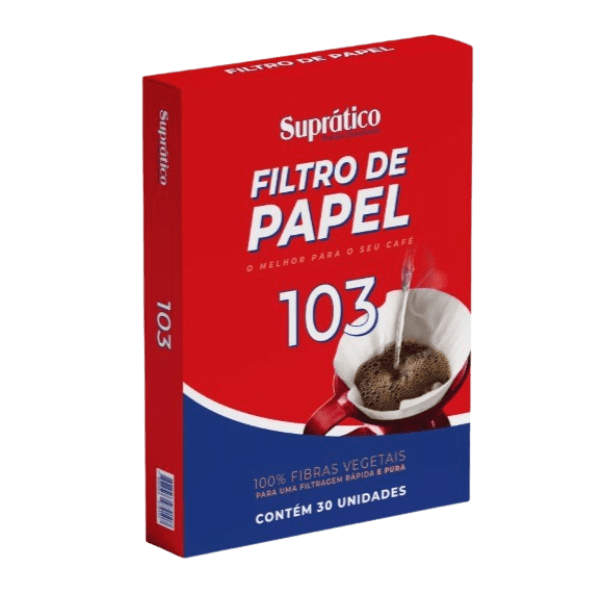 FILTRO DE PAPEL SUPRATICO 103 30UND CX/40UN.