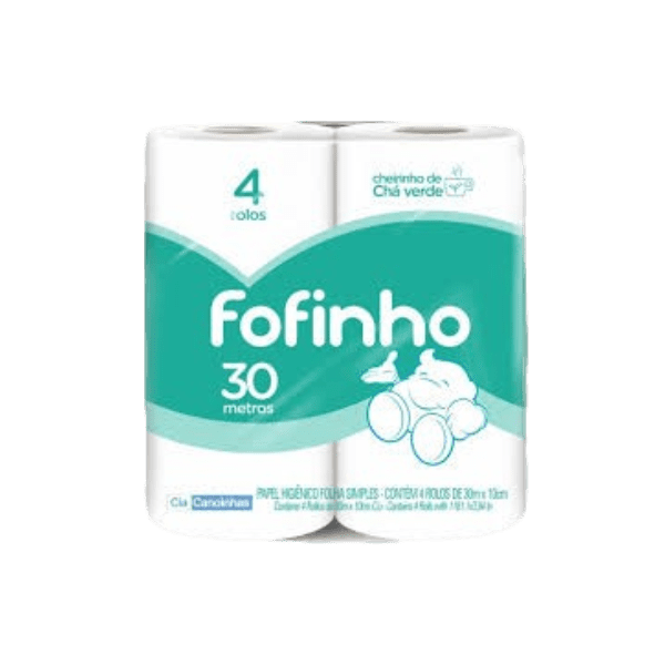 PERF. CHA VERDE  PAPEL HIG. FOFINHO  F.S 16X4 ROLOS 30M