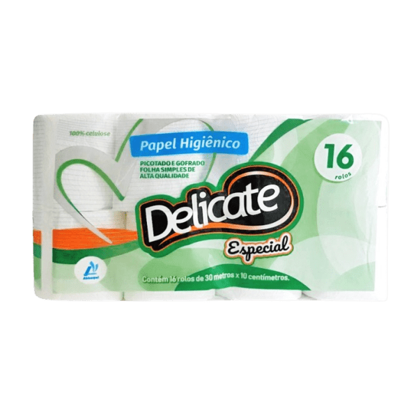 PAPEL HIG. F.  SIMPLES DELICATE  4X16X30MT