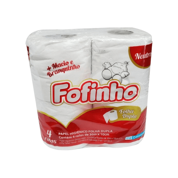 PAPEL HIG. FOFINHO  F. DUPLA 24X4  ROLOS 30M