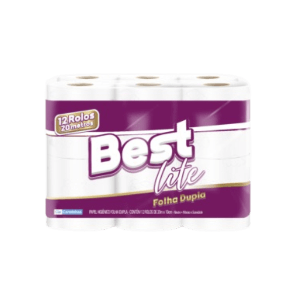 PAPEL HIG. BEST 8X12 ROLOS  20M