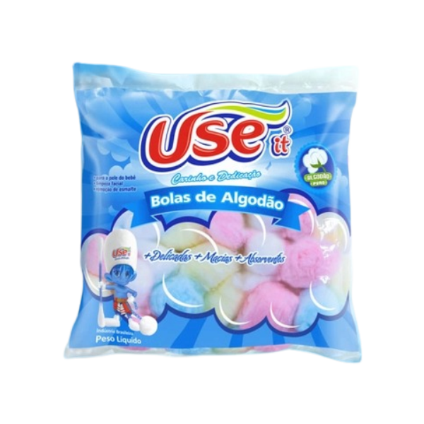 ALGODAO BOLA  COLORIDA USE IT  20X20GR