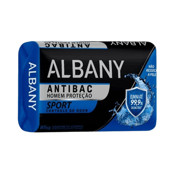 SABONETE ALBANY  HOMEM AZUL  12X85GR