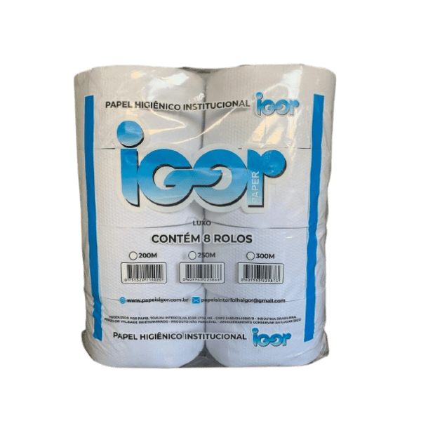 PAPEL HIG. ROLAO  IGOR LUXO 8X200MT 