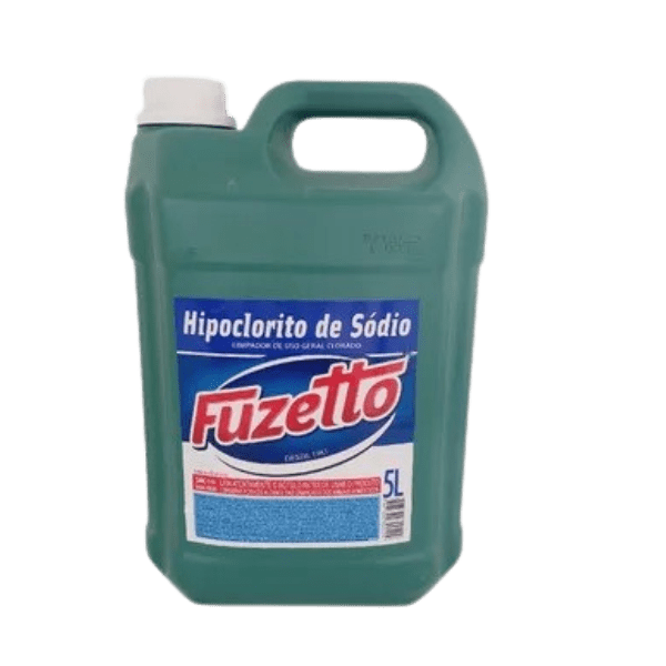 HIPOCLORITO DE  SODIO/CLORO 6%  FUZETTO 5 LT