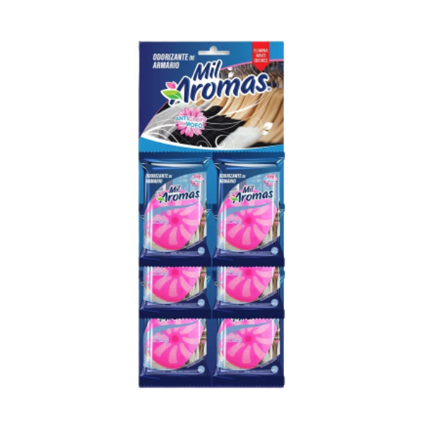 ANTIMOFO E ANTI  TRAÇA MIL AROMAS  12X6 25GR