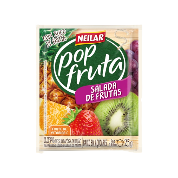 POP FRUTA NEILAR  SALADA DE FRUTAS  20X25GR