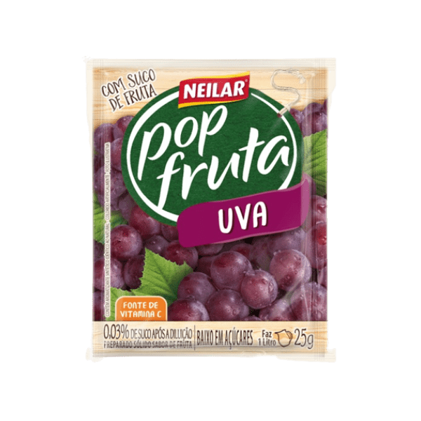 POP FRUTA NEILAR  UVA 20X25GR