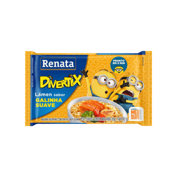 LAMEN RENATA  DIVERTIX GALINHA SUAVE 50X85G