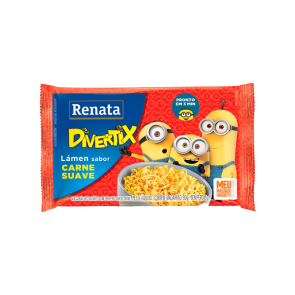 LAMEN RENATA  DIVERTIX CARNE  SUAVE 50X85G