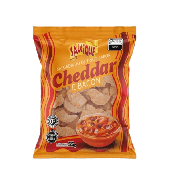 BACON SALCIQUE  CHEDAR E BACON  20X55GR