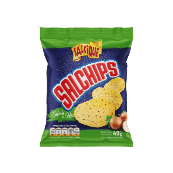BATATA ONDULADA  CEBOLA E SALSA  20X40GR