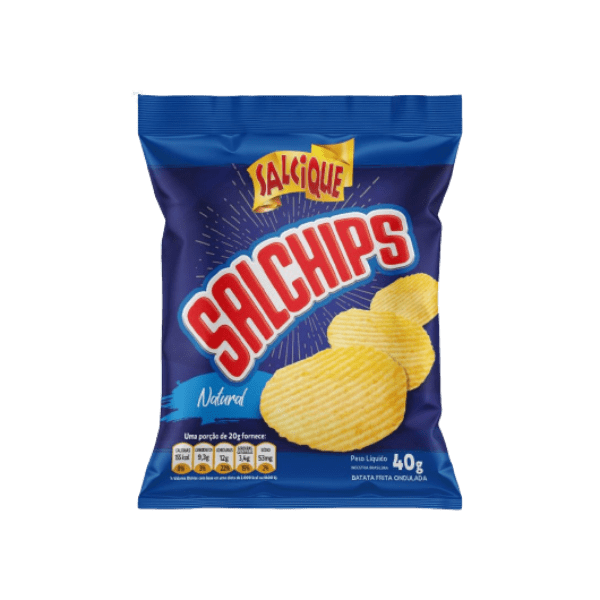 BATATA ONDULADA  NATURAL  20X40GR