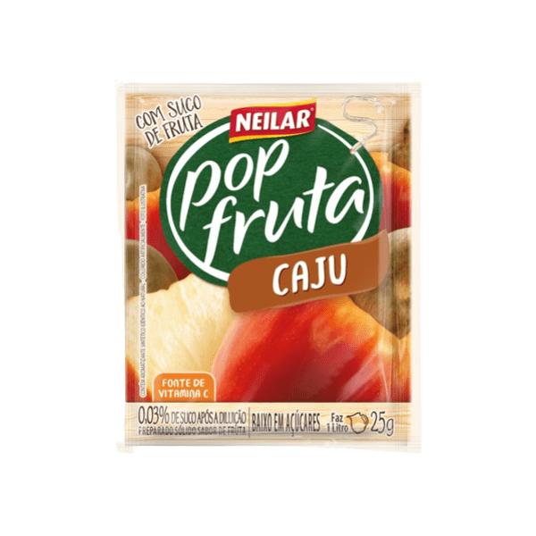 POP FRUTA NEILAR  CAJU 20X25GR