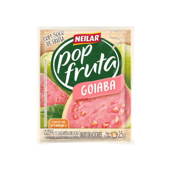 POP FRUTA NEILAR  GOIABA 20X25GR