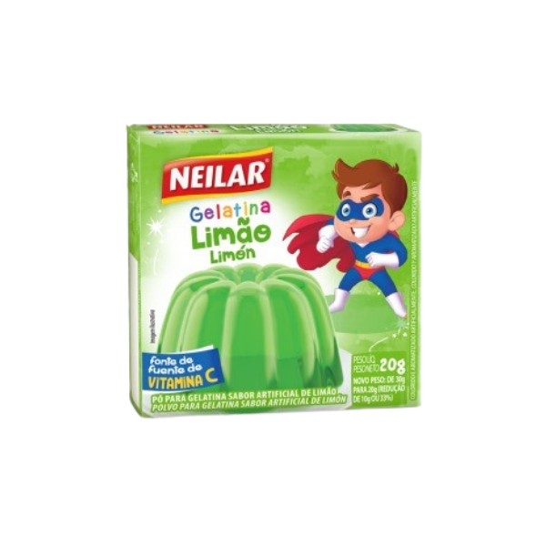 GELATINA NEILAR  LIMAO 12X20GR