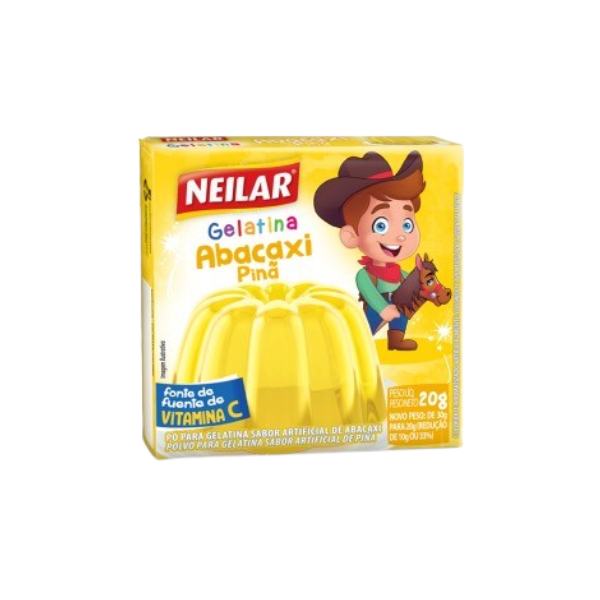 GELATINA NEILAR  ABACAXI 12X20GR