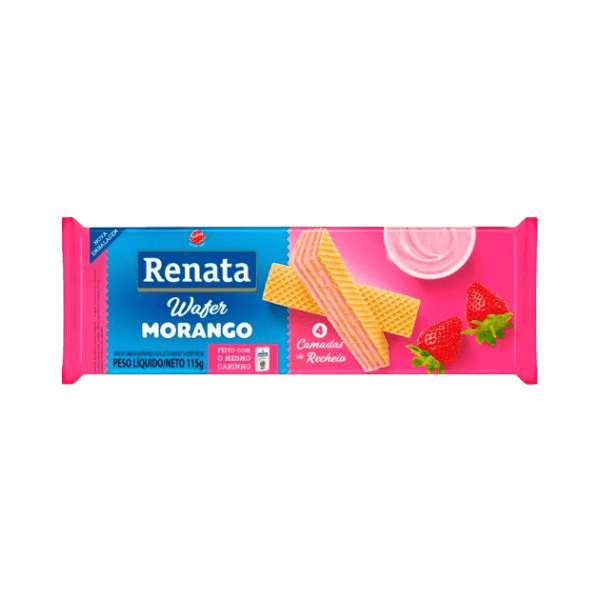 WAFER RENATA  MORANGO 40X115GR