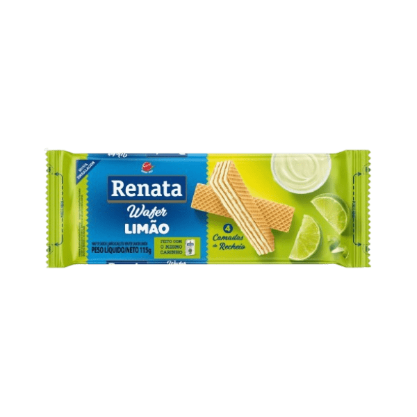 WAFER RENATA  LIMÃO 40X115GR