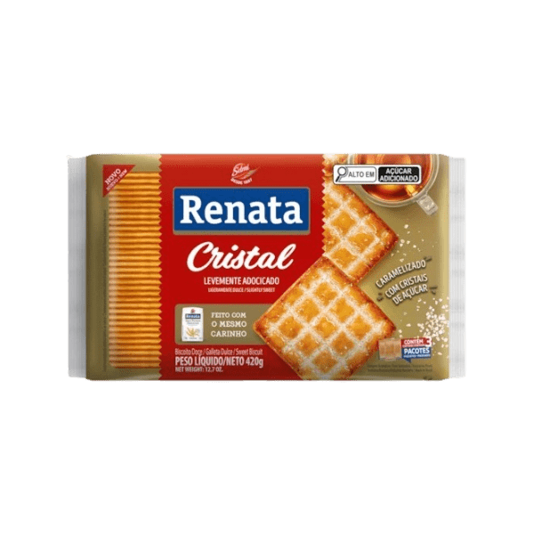 BISCOITO LAMINADO  RENATA CRISTAL  20X360GR