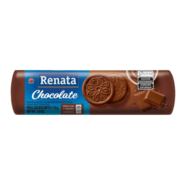 BISCOITO RENATA  RECHEADO CHOCOLATE  36X112GR