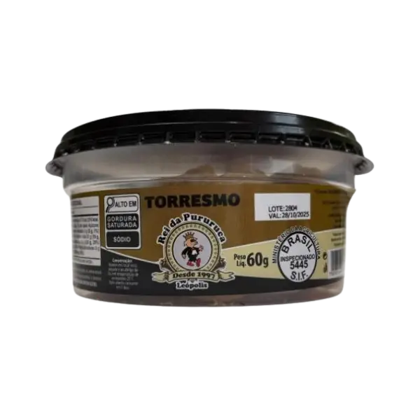 TORRESMO TRADICIONAL REI DA PURURUCA POTE 60GR 1UN.