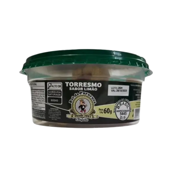 TORRESMO LIMAO REI DA PURURUCA POTE 60GR 1UN.