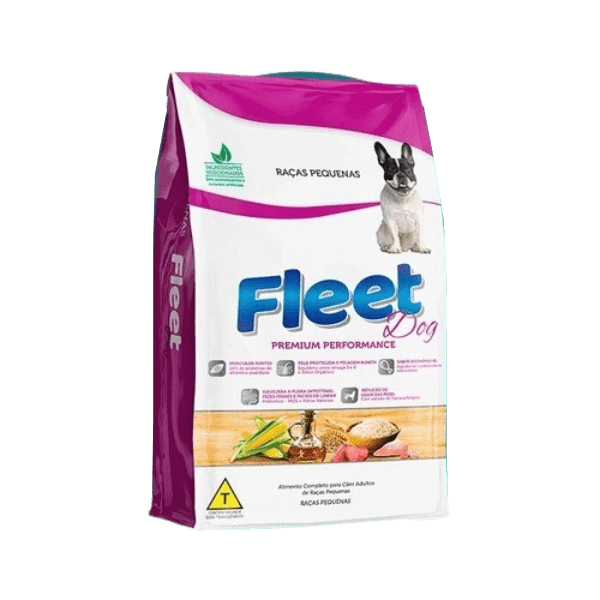 24% RACAO FLEET DOG  ADULTO RACAS  PEQUENAS 12X1KG  (EMB. PINK)